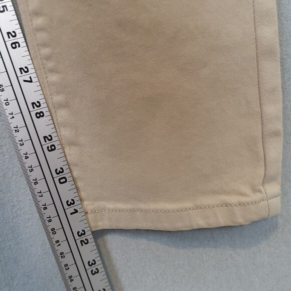 Saint Morta Men's Index Distressed Biker Jeans Sz 38x33 Moto Ripped Beige NWT - Picture 12 of 14